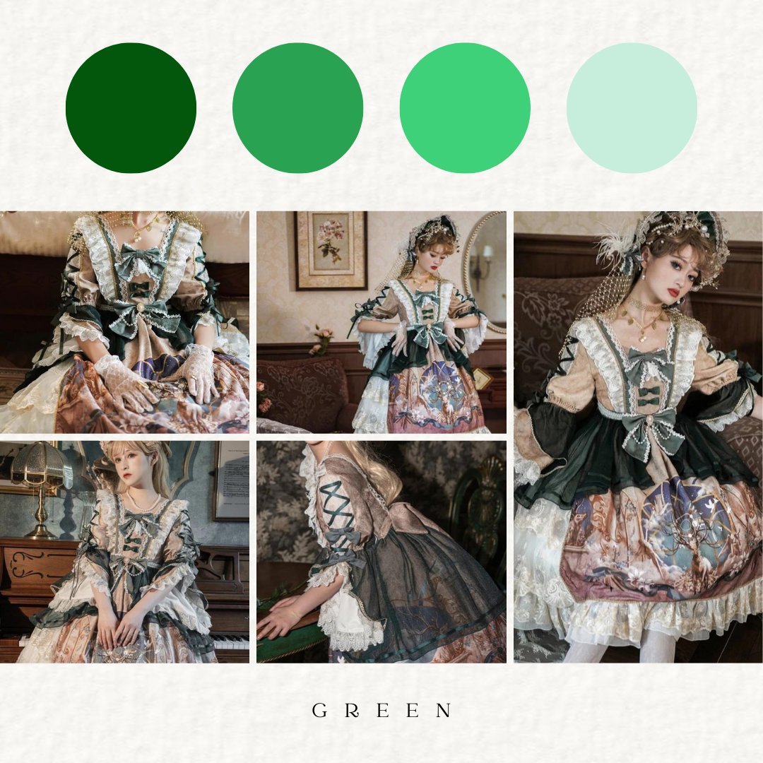緑色｜グリーン系のアイテム – ロリータファッション通販RonRon