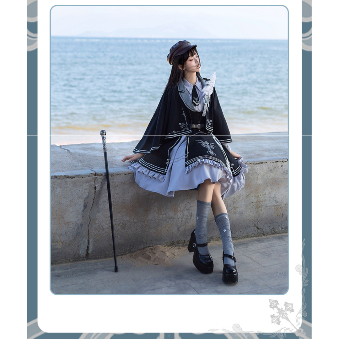 【予約販売】闇夜契約 ミリタリーロリィタ スカートセット