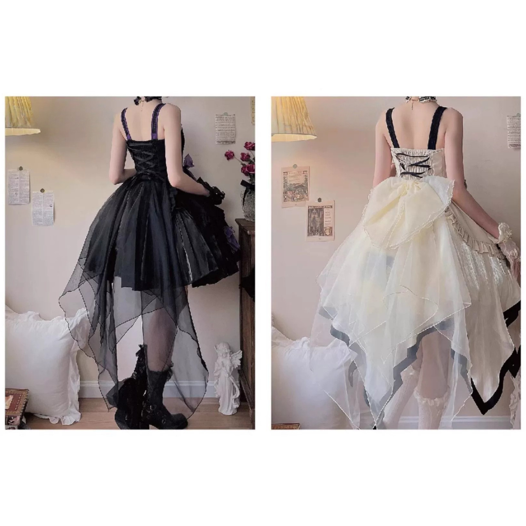 Rose Fairy イレギュラーヘムジャンパースカート 全5色