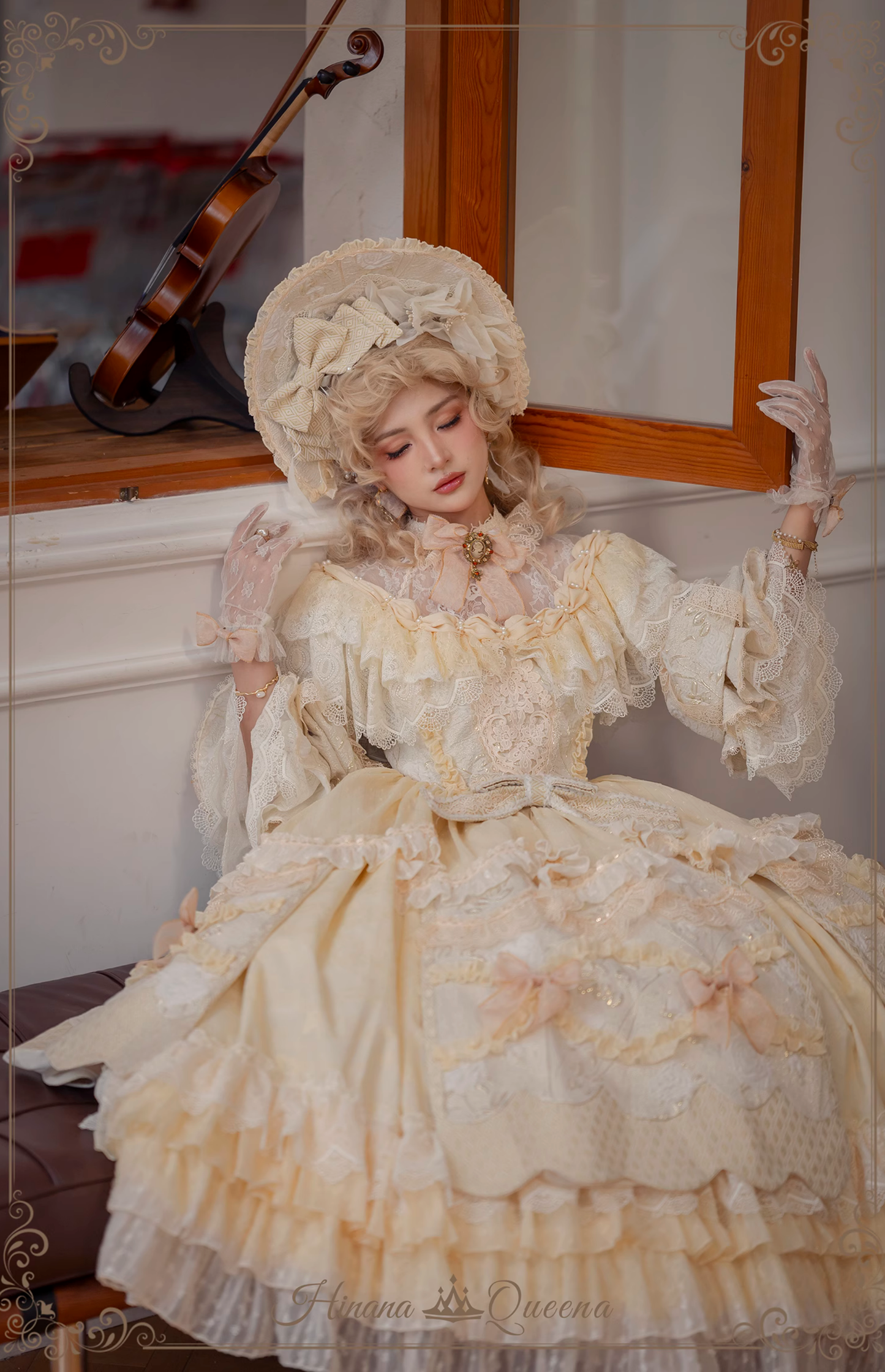 【同時購入のみ】Cotton Candy ボンネット・グローブ