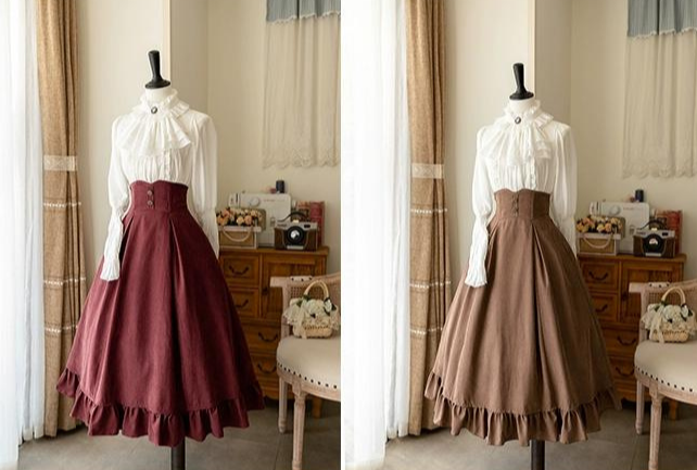 Misty Forest クラシカルベストとスカート 全4色