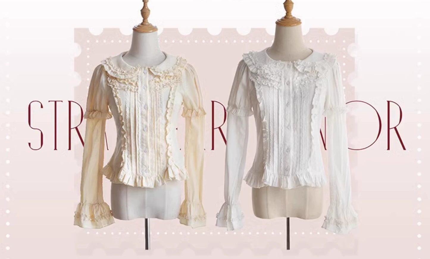 Strawberry Manor フリルブラウス