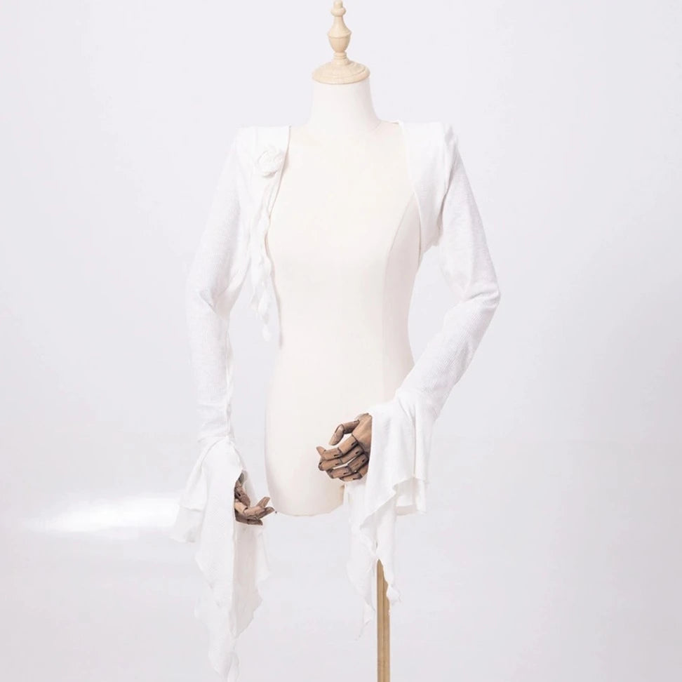 Fourteen-line Summer Short Cardigan