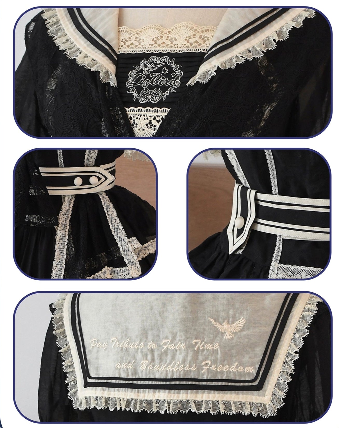 【受注予約8/31まで】Boundless Freedom マリンテイストトップス・半袖