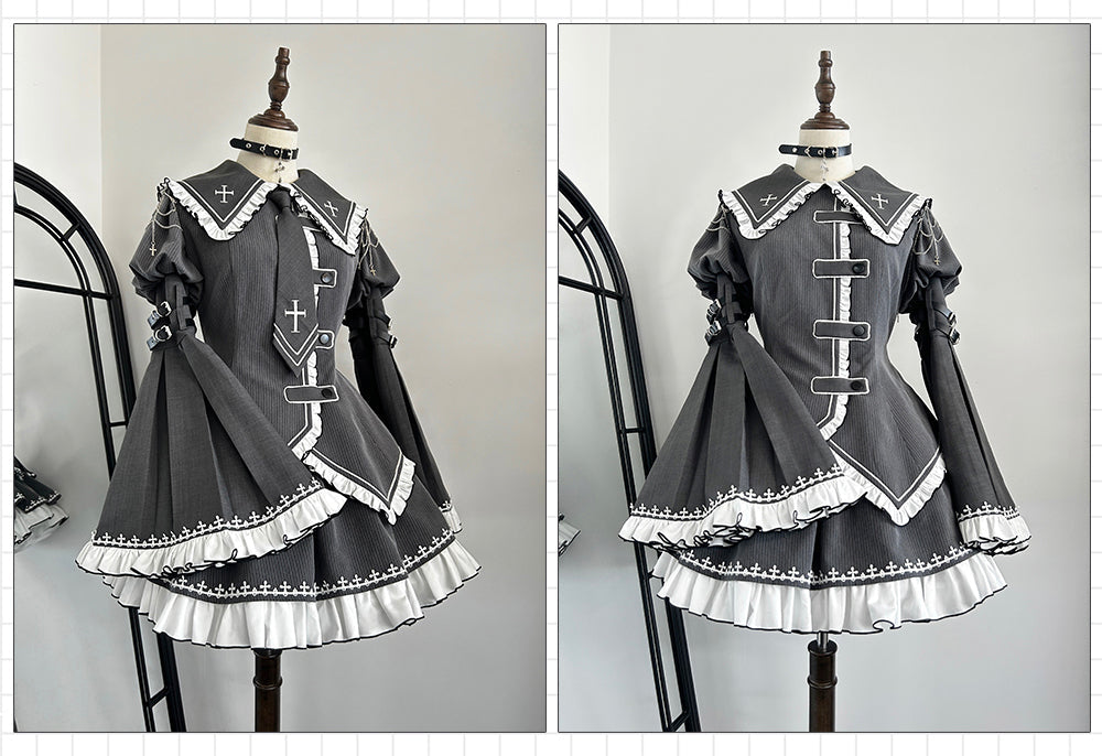 Cross Belt 制服風ゴシックセットアップ