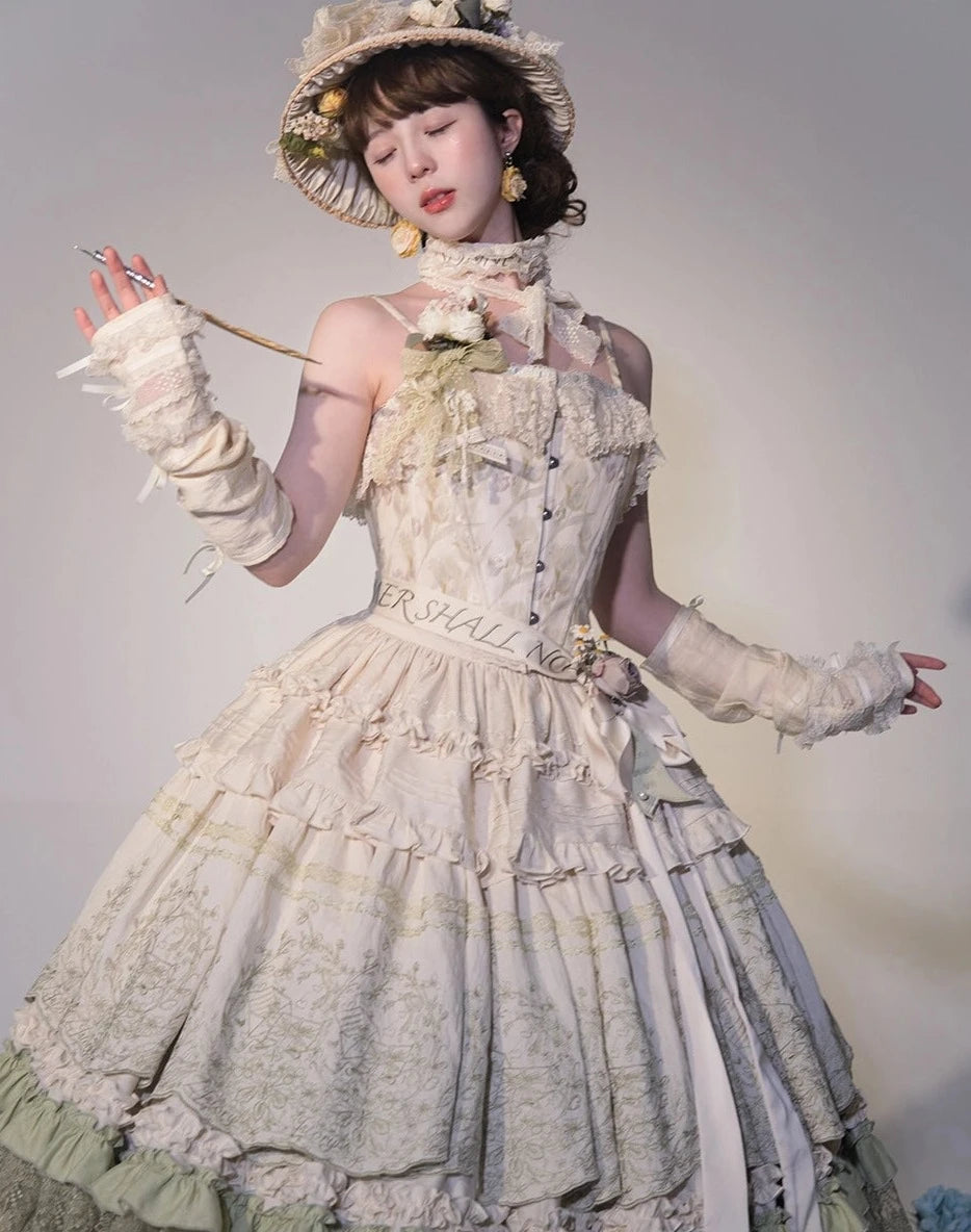 十四行詩 レースのキャミソールコルセット – ロリータファッション通販 十四行詩 レースのキャミソールコルセット – ロリータファッション通販