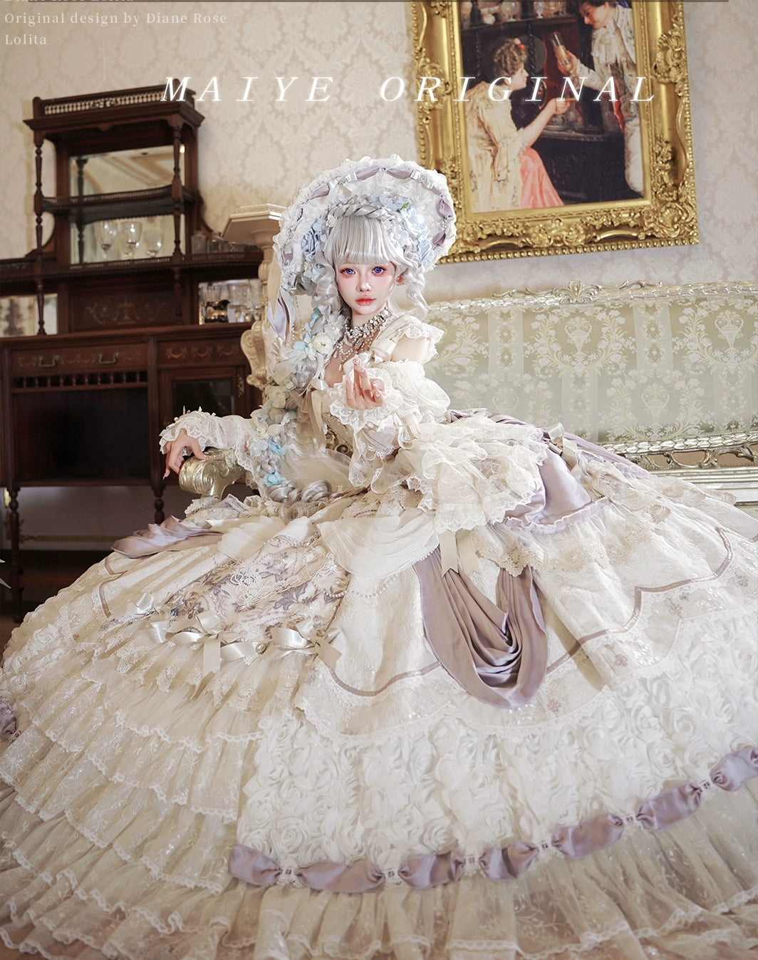 洋ロリ princess 5 受注予約12/4まで】星月礼賛 パープルのプリンセスドレス・ロング丈 – ロリータファッション通販RonRon
