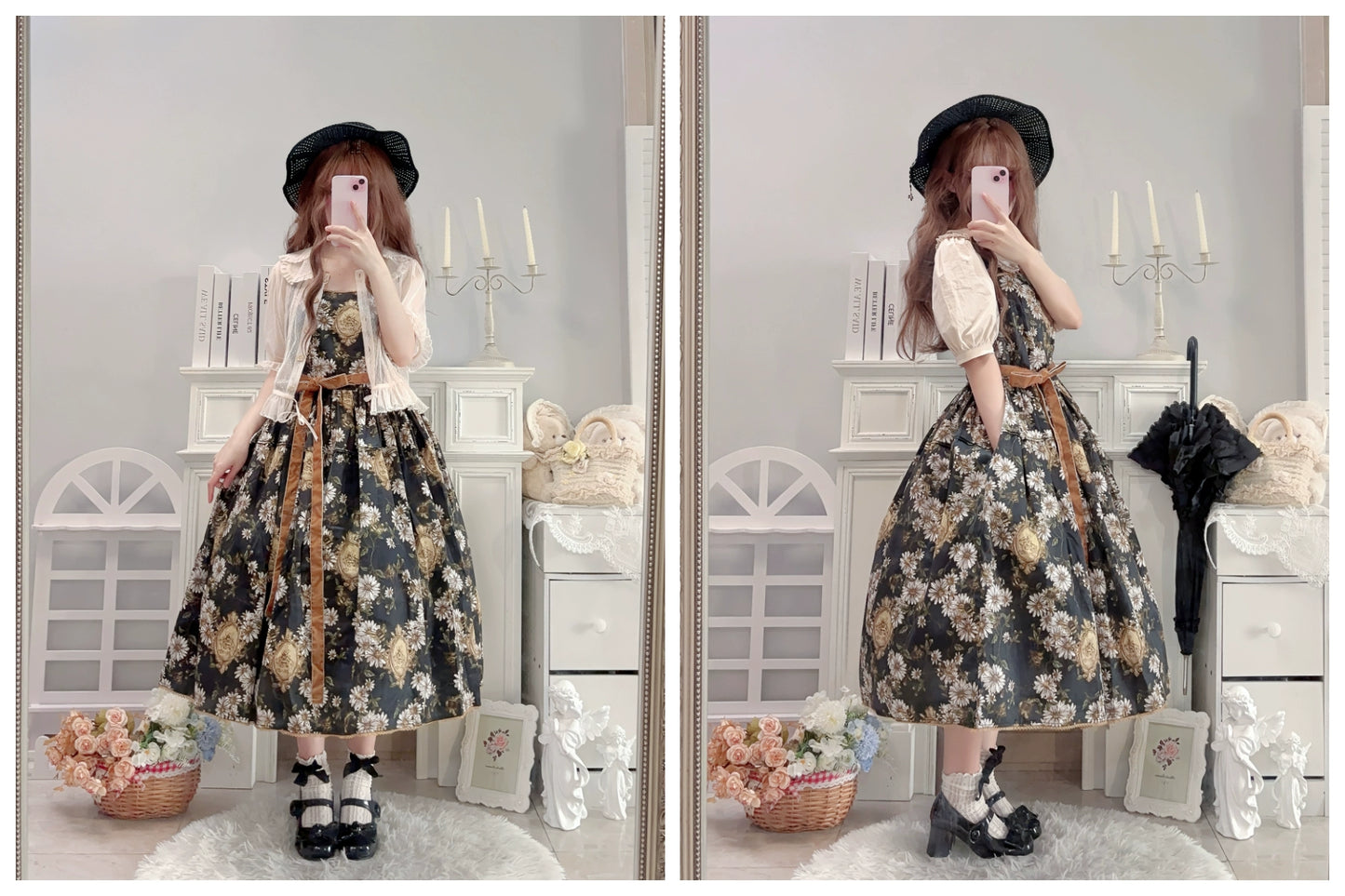 【受注予約10/8まで】Wild Daisies in the Garden シアーカーディガン