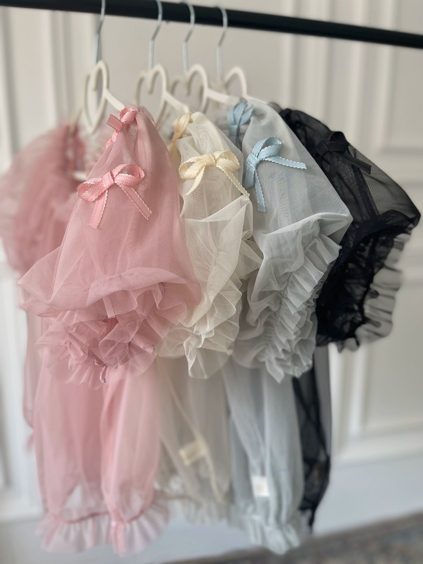 Rose Fairy ダブルリボン2wayシアーブラウス