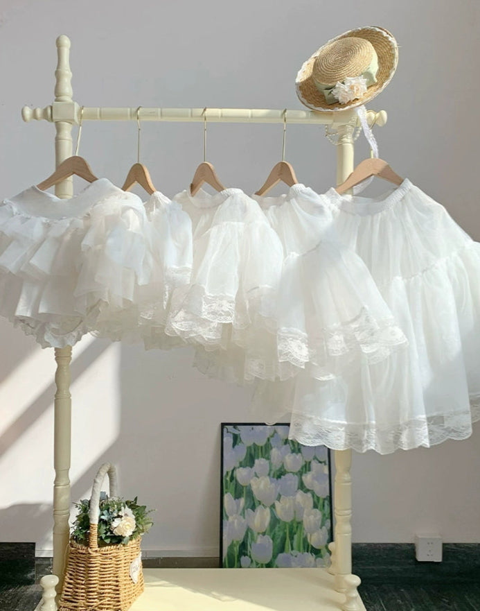 ボリュームレースパニエ35cm