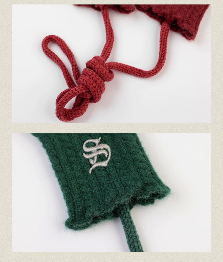 【予約販売】ホグワーツ魔法魔術学校 ケーブル編みミトン【合わせ買いで20%オフ】