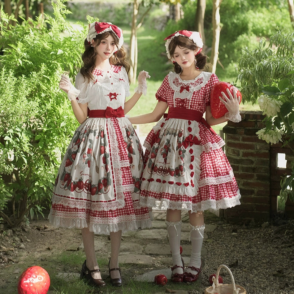 受注予約8/18まで】Strawberry Sunshine Picnic カントリー風 受注予約8/18まで】Strawberry Sunshine Picnic カントリー風