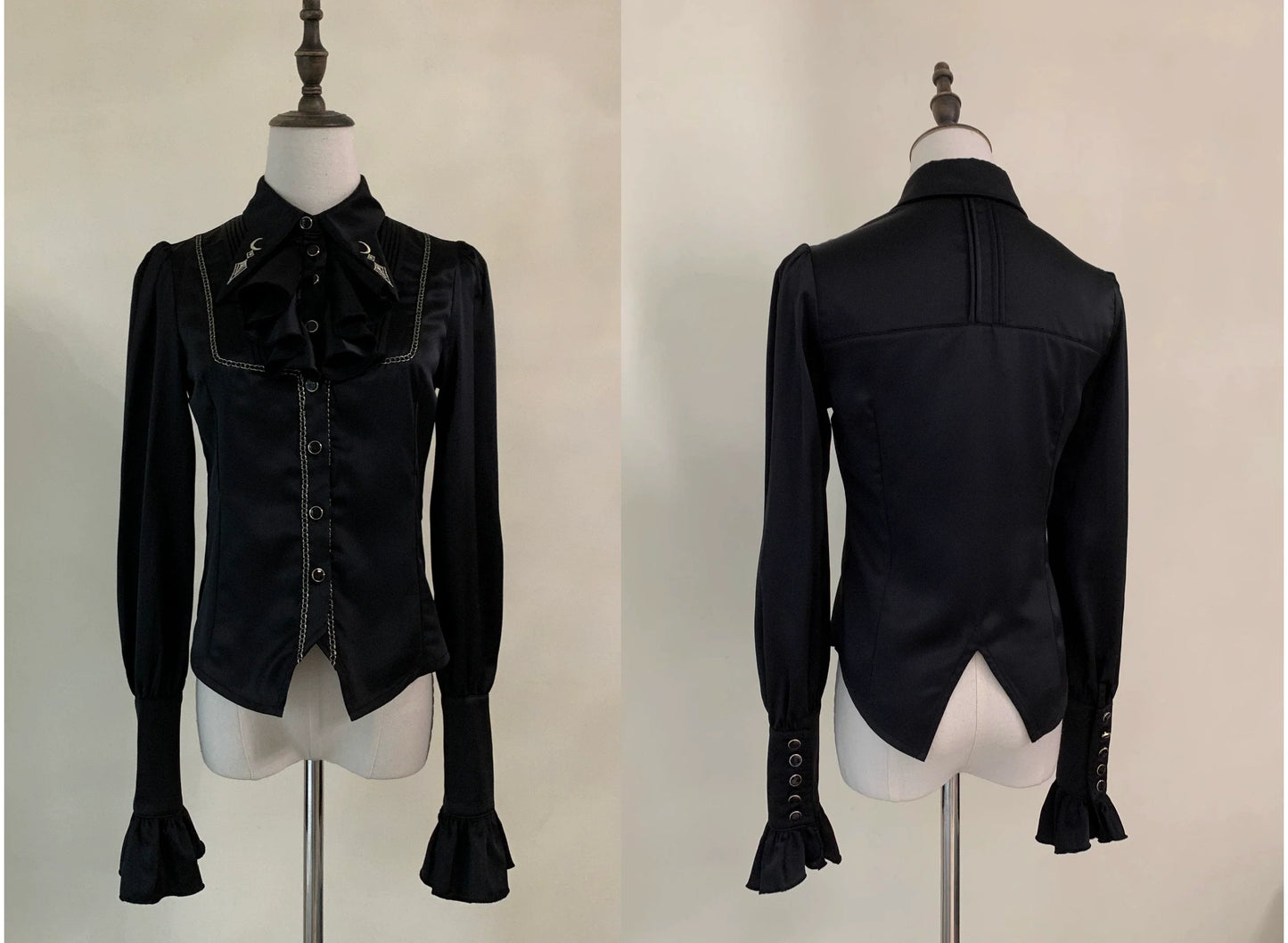 堕月法則 皇子系クラシカルジャボタイブラウス