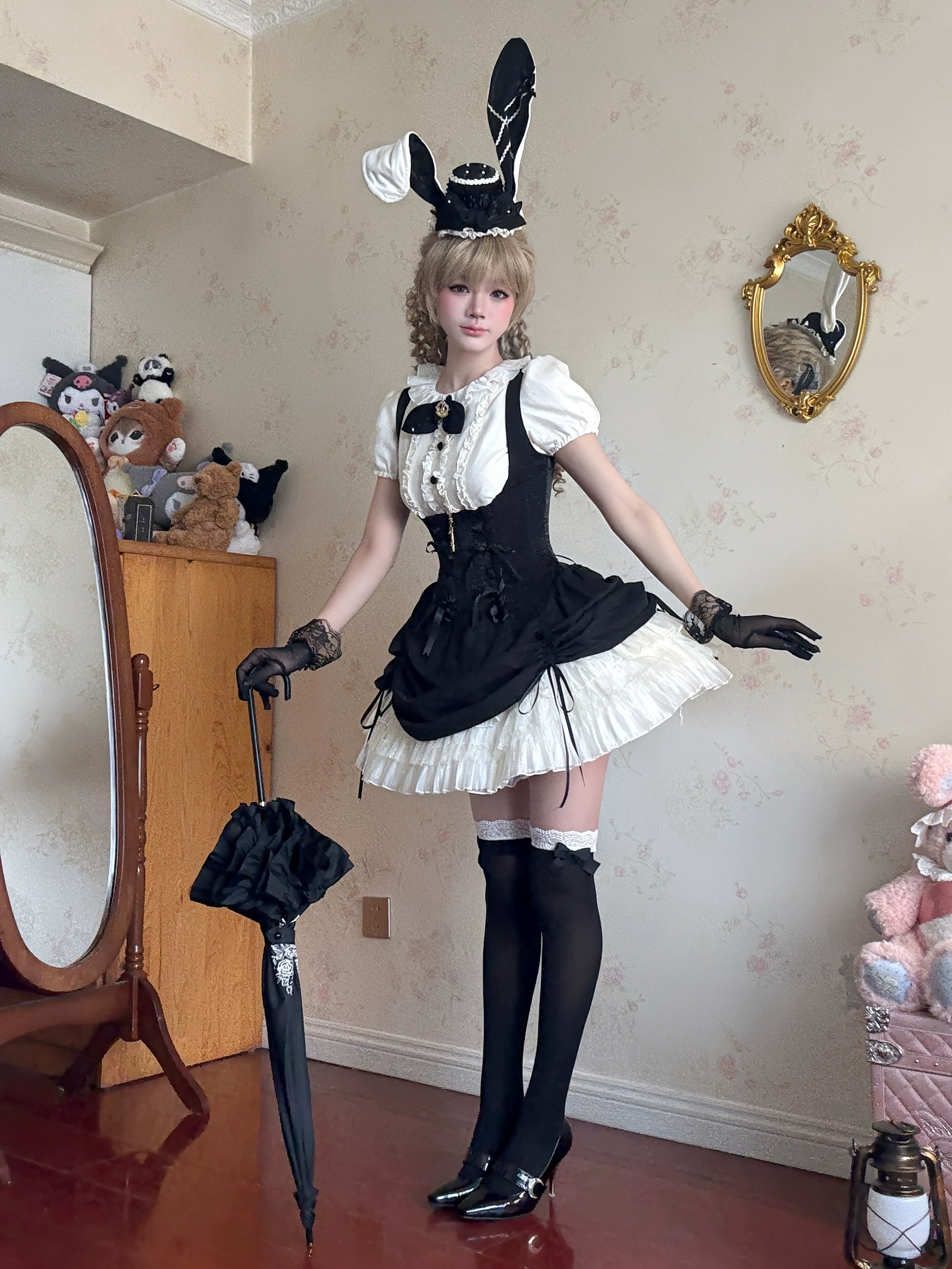 受注予約6/30まで】Brulee Bunny コルセットジャンパースカートセット 受注予約6/30まで】Brulee Bunny コルセットジャンパースカートセット