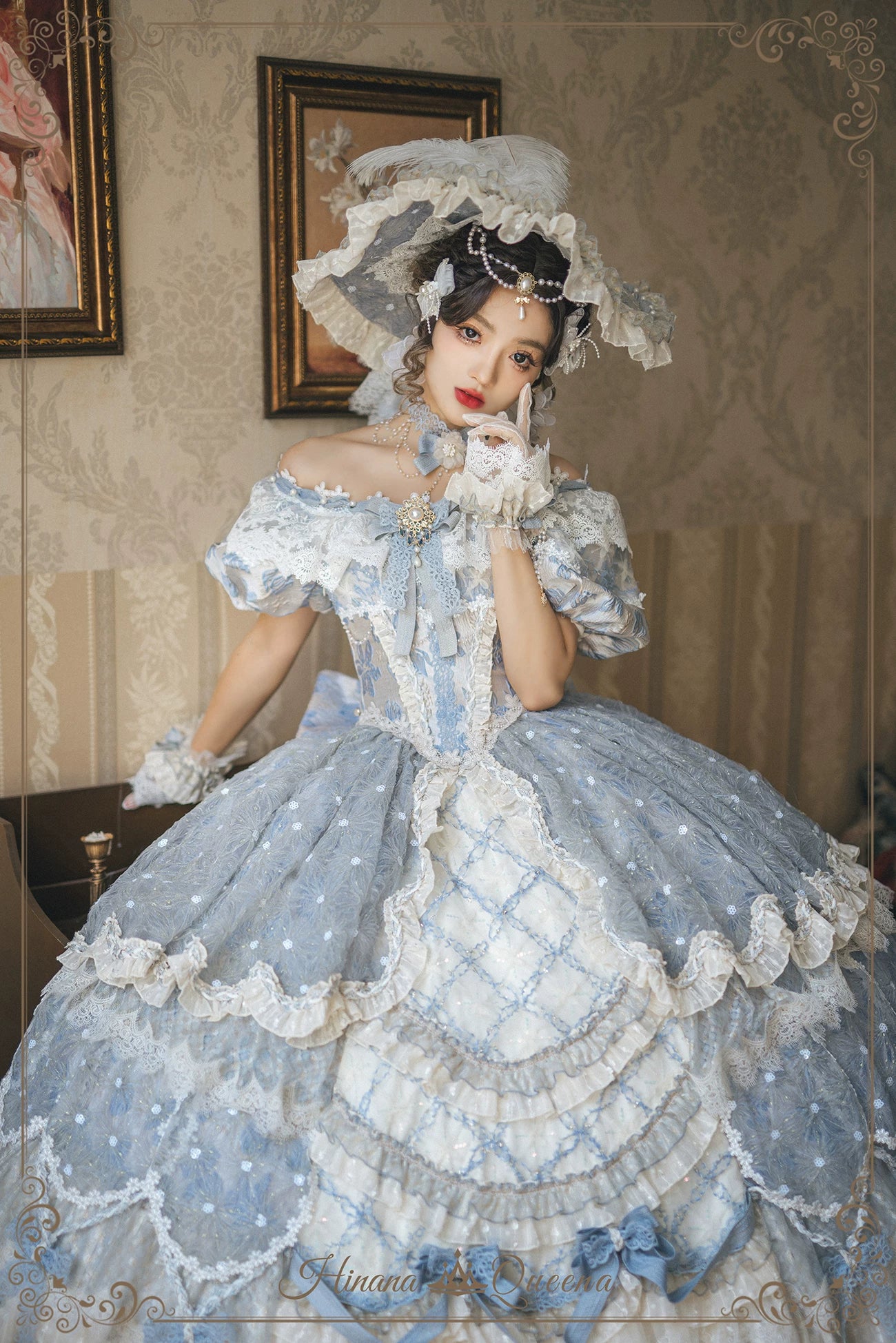 受注予約9/16まで】Dream Magnifique プリンセスドレス・ロング丈