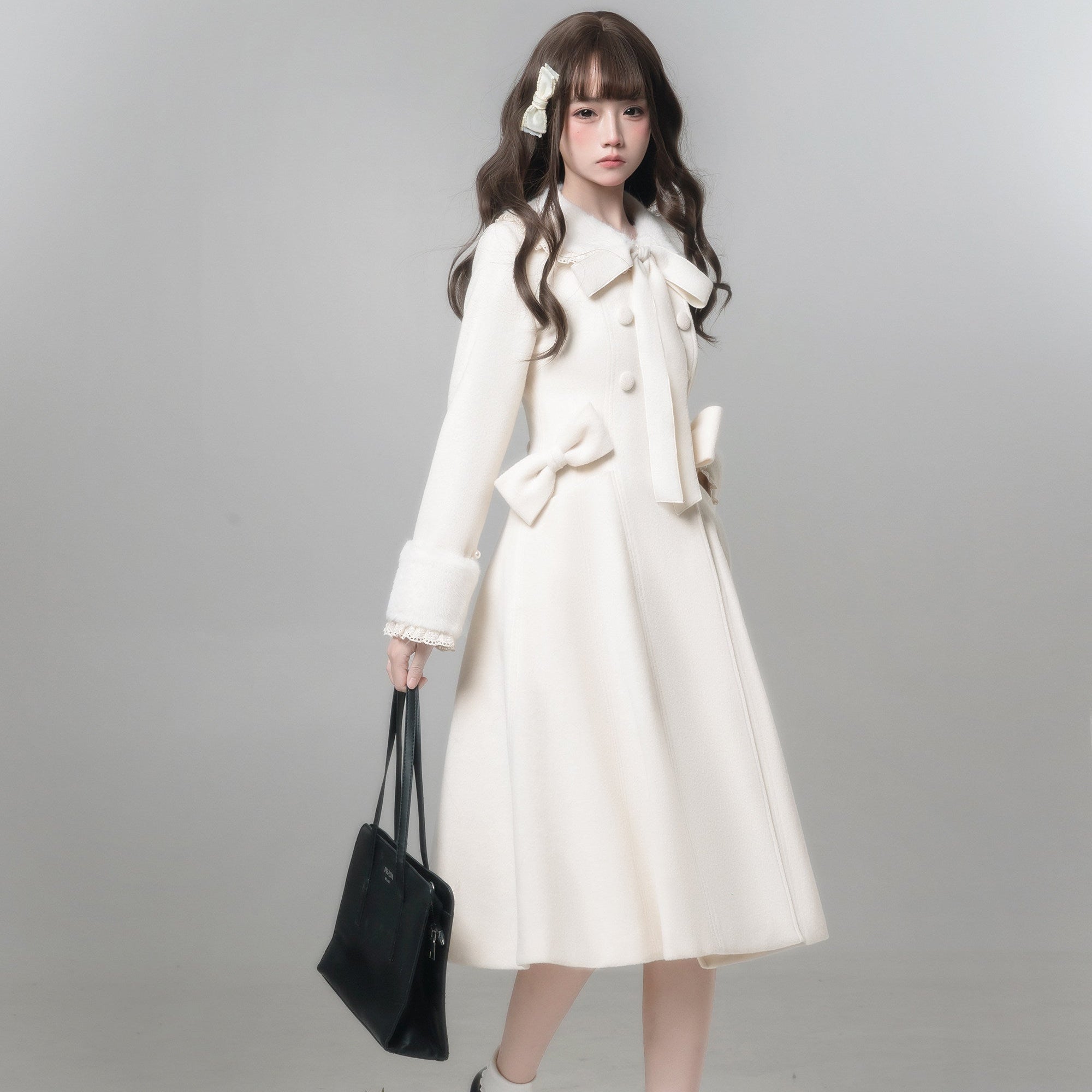 First Snow リボンコート – ロリータファッション通販RonRon