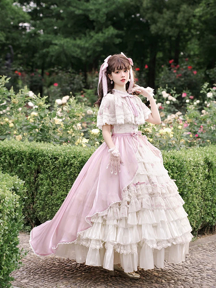 Edwardian クアドラプルリボンワンピース – ロリータファッション通販 Edwardian クアドラプルリボンワンピース – ロリータファッション通販