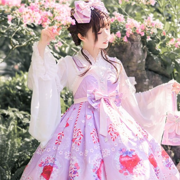 浮桜 和ロリレースの3wayブラウス