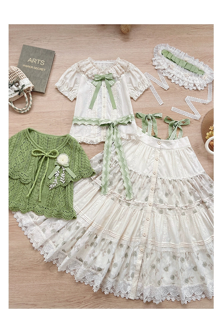 【受注予約8/18まで】White Blooming Season 2wayスカート