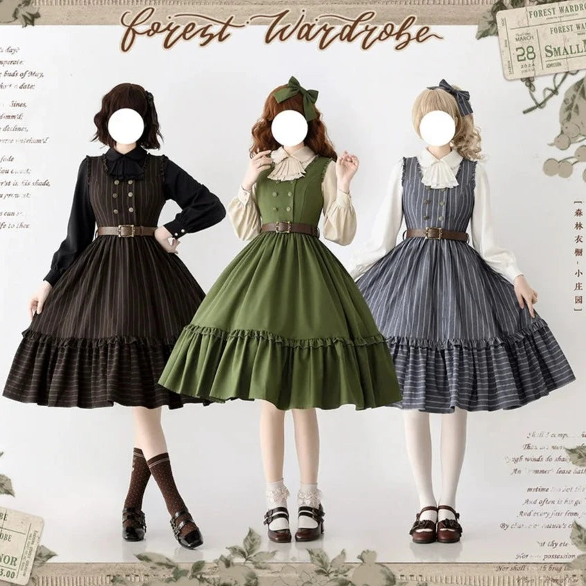 Small Manor クラシカルジャンパースカート – ロリータ Small Manor クラシカルジャンパースカート – ロリータ