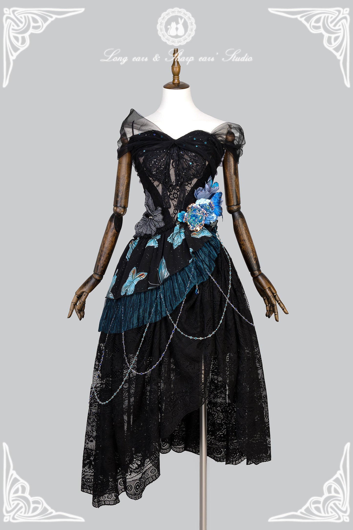 【受注予約12/29まで】夜吻蝶舞 ドレス