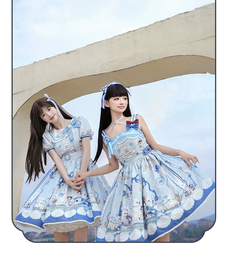 Penguin Navy マリンスタイルワンピース