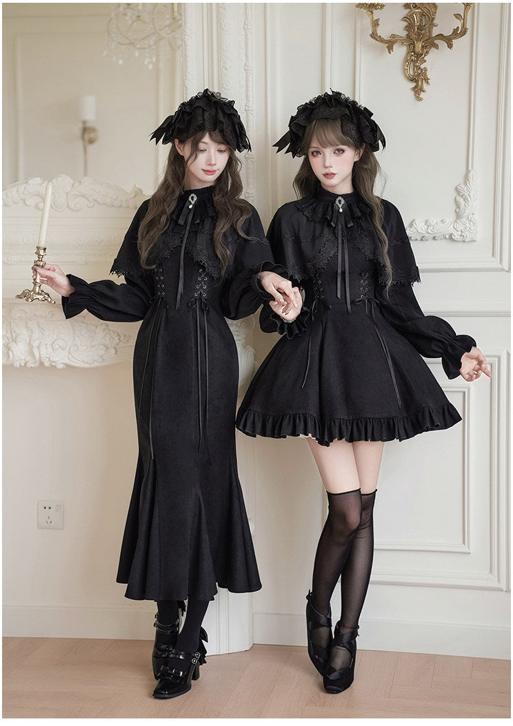 「Dark Night Princess」全巻セット Nocturne Veil マーメイドロングワンピース – ロリータファッション