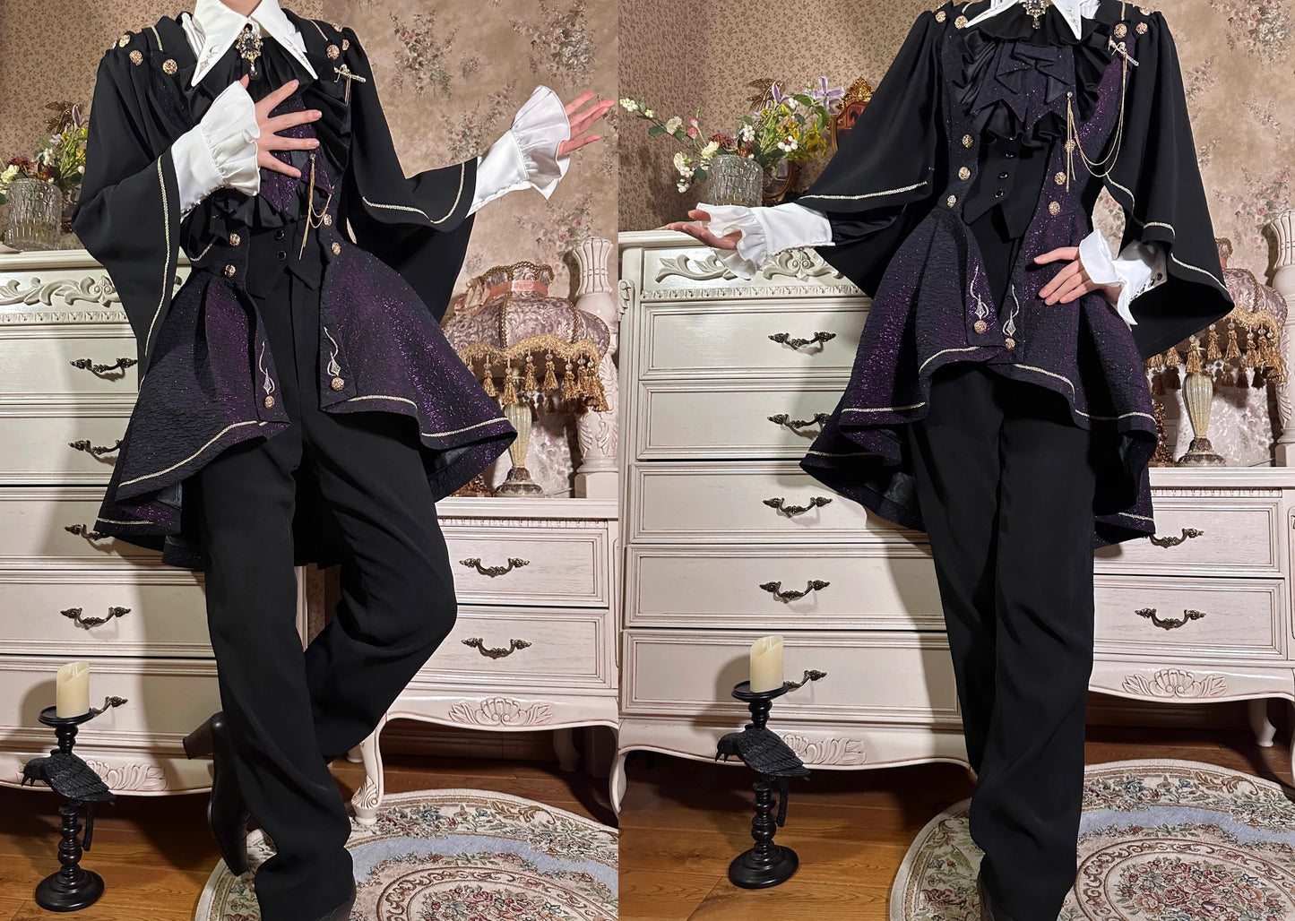 堕月法則 ケープ付きベスト