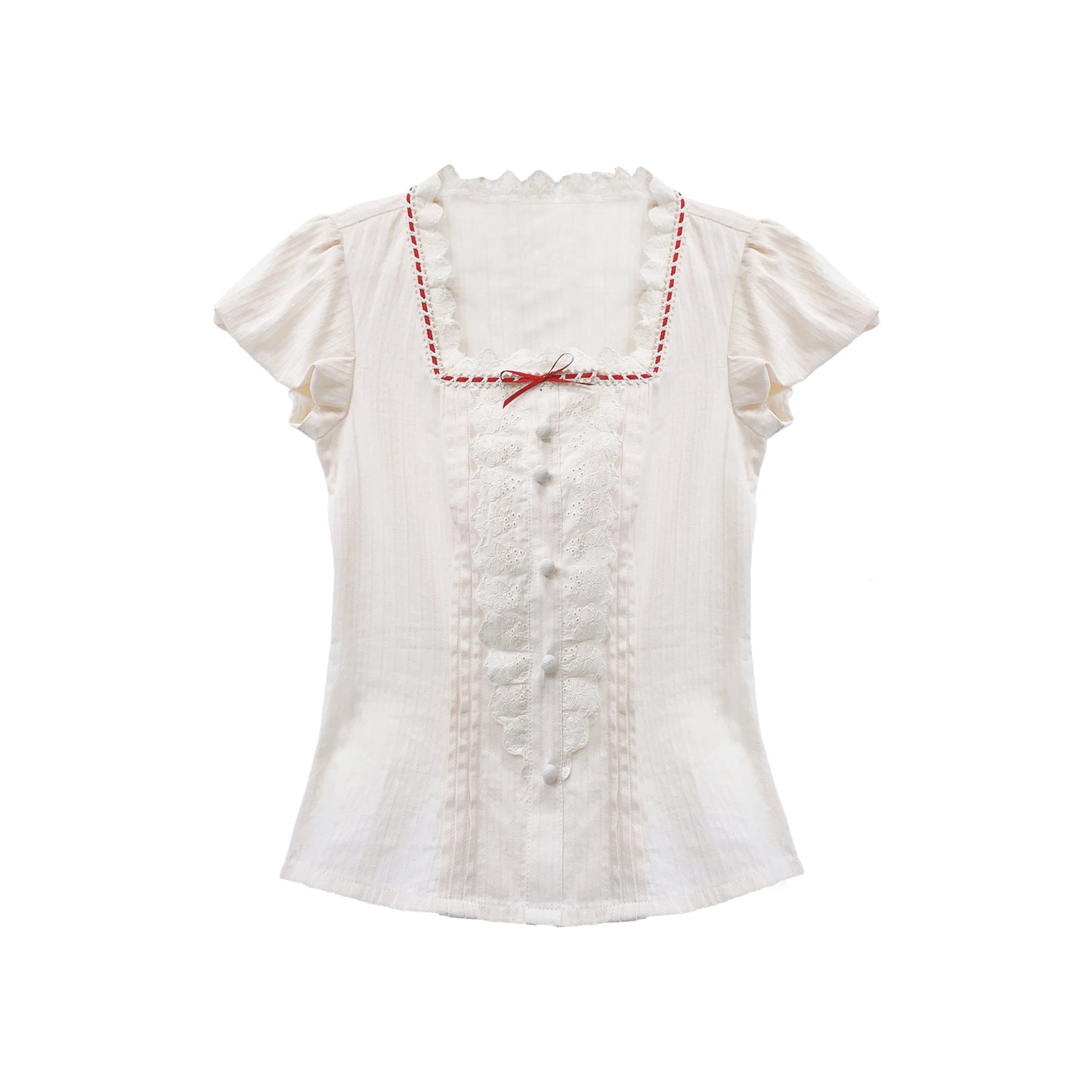 レトロプリント アニマル柄ジャンパースカートとブラウス