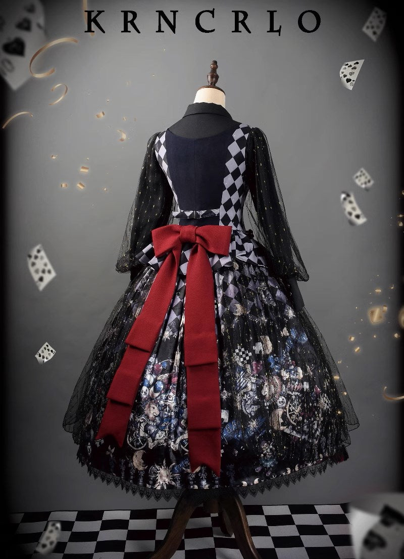 Gothic Circus Diamond Check Vest