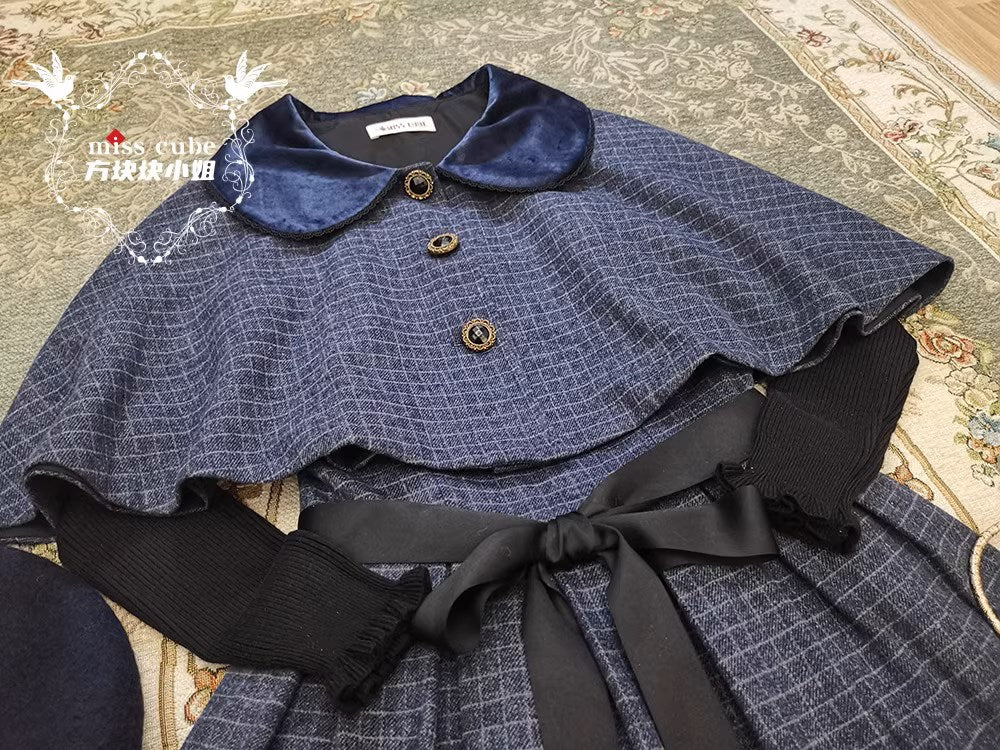 【予約販売】Earl Gray チェックのマント