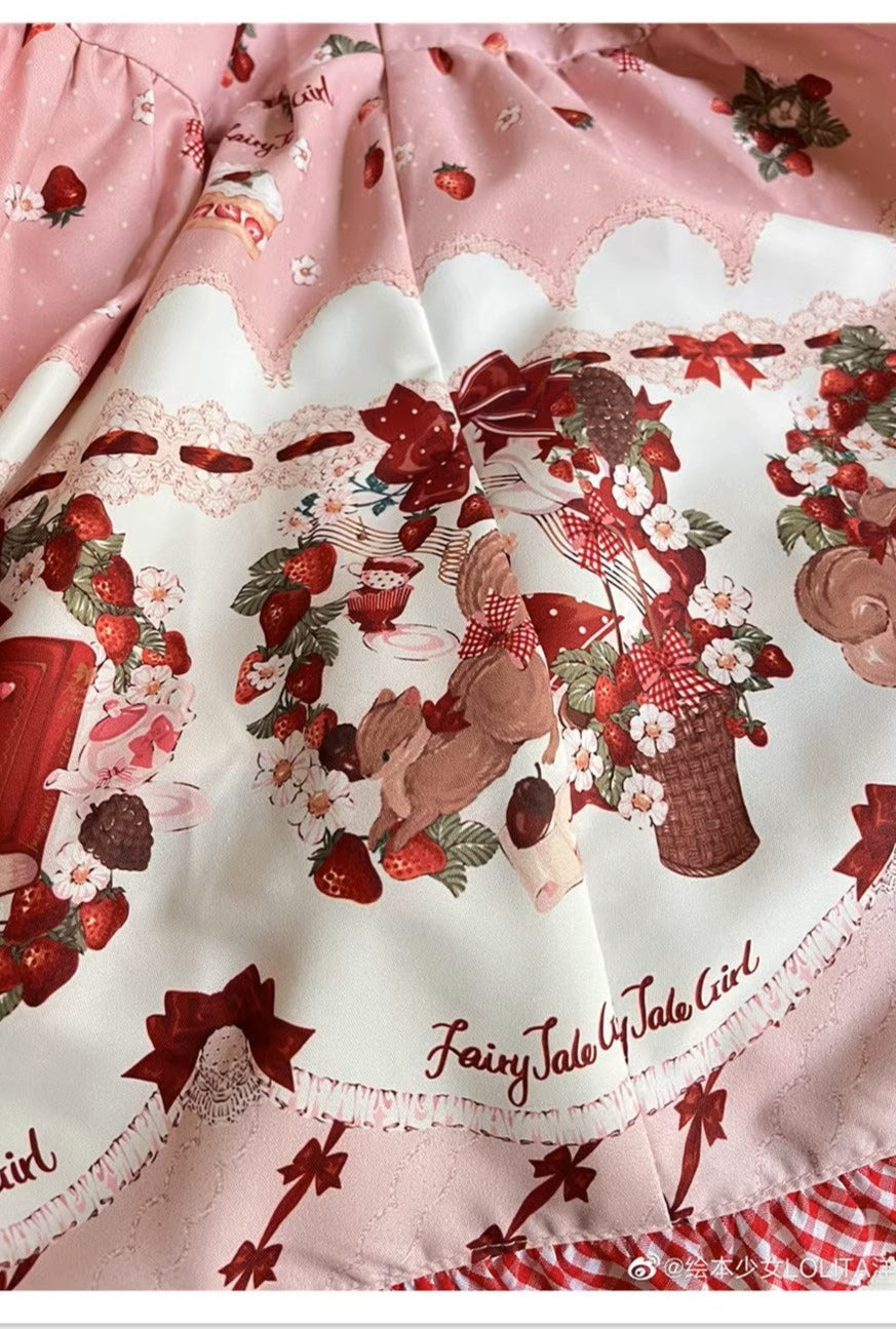 Berry Party プリントミニスカート