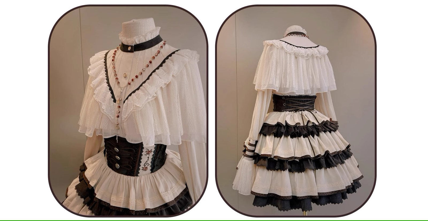 【予約販売】Sunset Thron レースブラウス