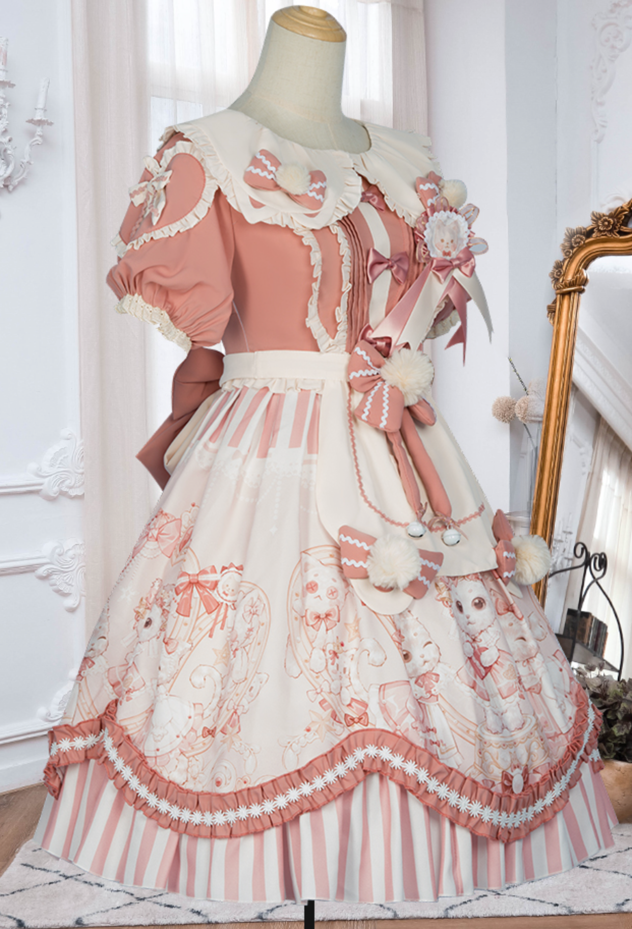 【予約販売】子猫の甘ロリスイートワンピース