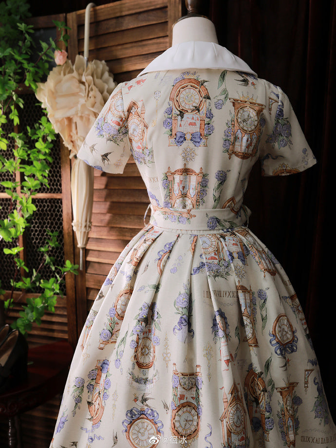 Eternal Echo クラシカルワンピースとジャケットのセットアップ カチューシャ付