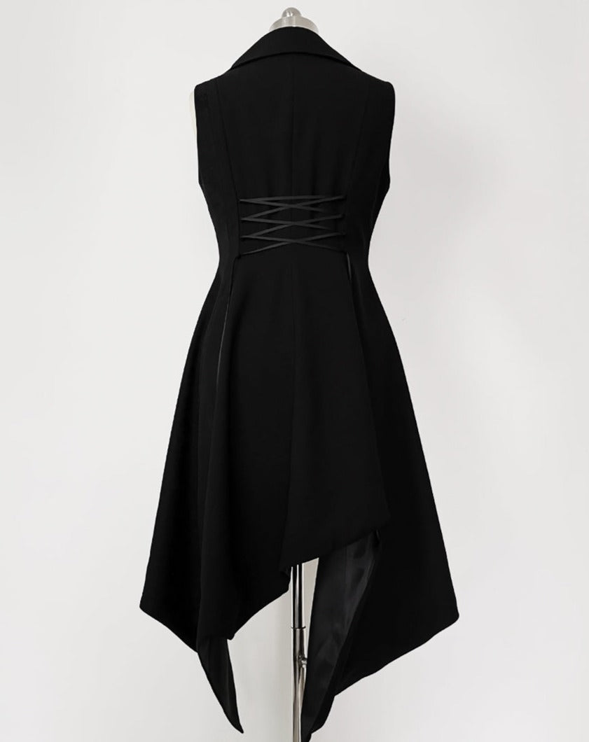 【予約販売】皇子系ロリィタ アシンメトリーロングベスト