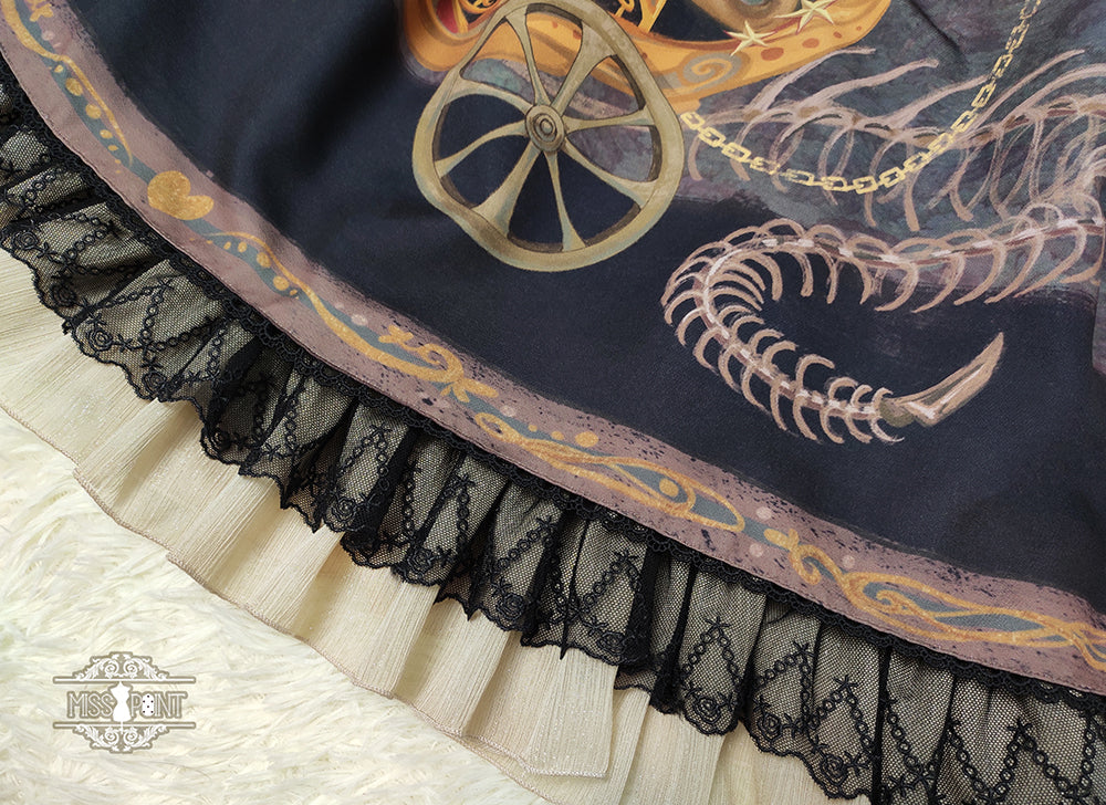 怪奇屋曲馬団 ゴスロリハイウエストスカート