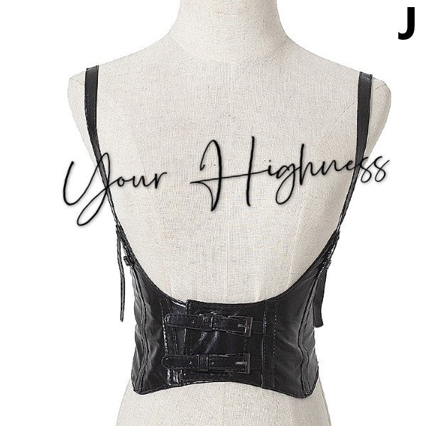 【同時購入のみ】ミリタリー ロリィタ ウィングコルセット、ベルト、ウエストバッグ他