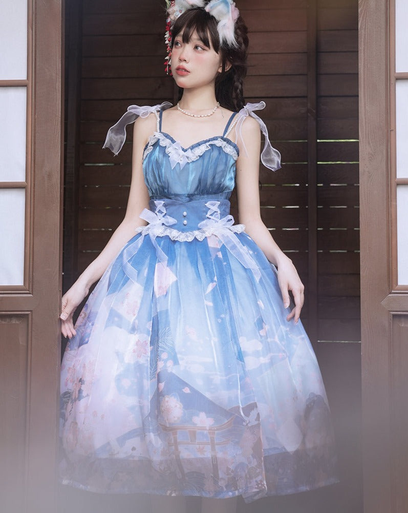 ウクライナ ロリ 桜の国のアリス 和ロリハイウエストスカートとトップス – ロリータファッション通販RonRon