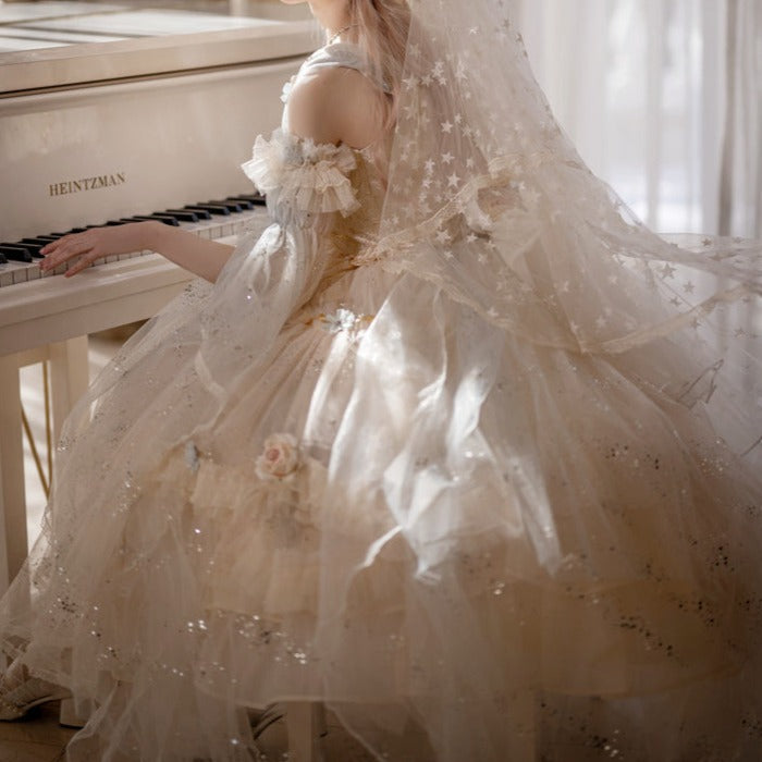 Spirit of Flora ペールカラーのフラワープリンセスドレス