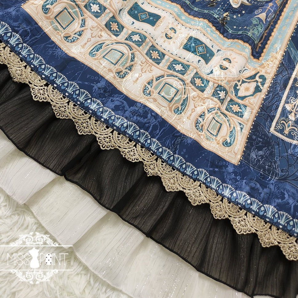 【予約販売】Twilight エジプト風ロリィタ サイドシフォンスカート