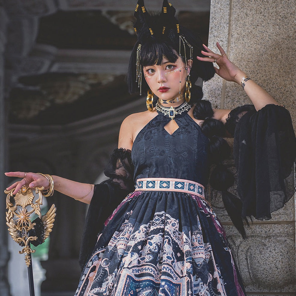 【同時購入のみ】Twilight エジプト風ロリィタ アヌビス風耳カチューシャ