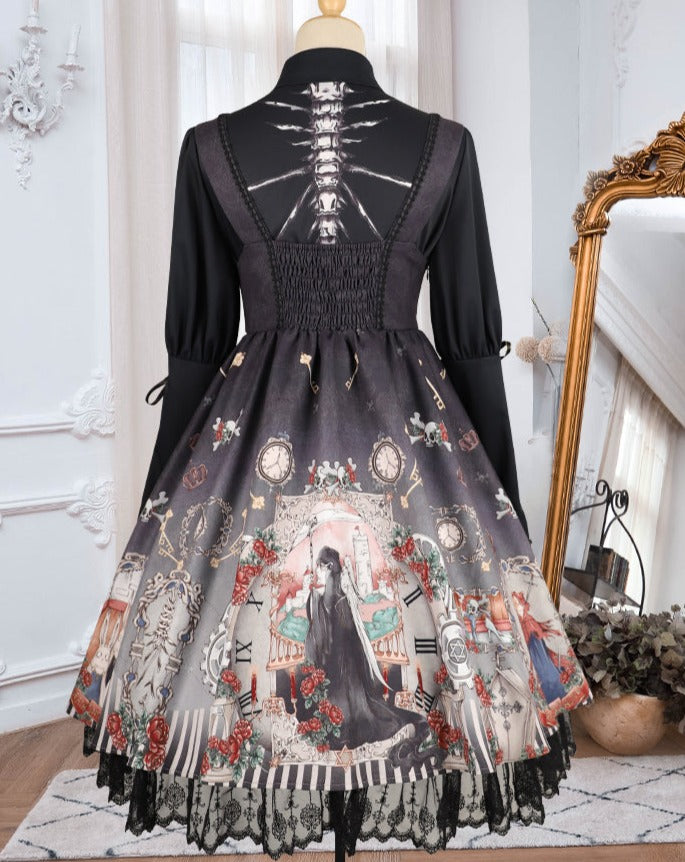 【予約販売】Dark Fairy Tales ゴスロリジャンパースカート