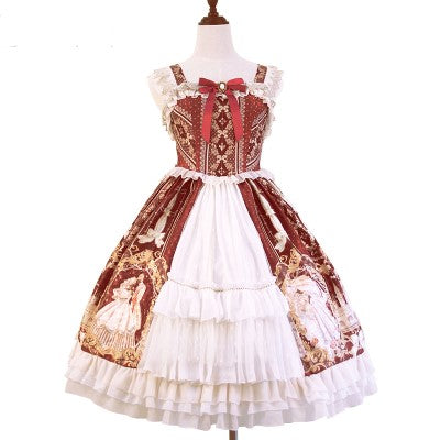 眠れる森の美女 フリルジャンパースカート