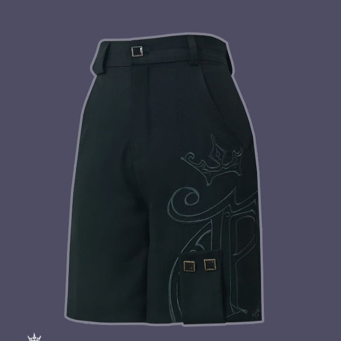Prince Lolita British Style Dark Green Short Pants