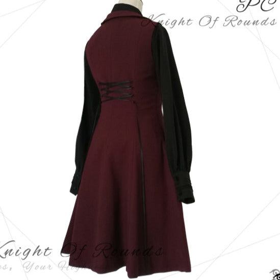 【予約販売】皇子系ロリィタ レースアップロングベスト