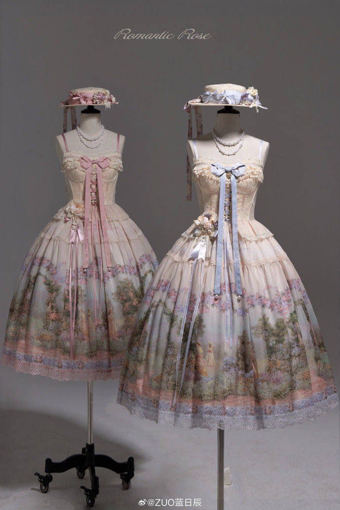 [Pre-orders available until 2/26] Romantic Rose Print Jumper Skirt