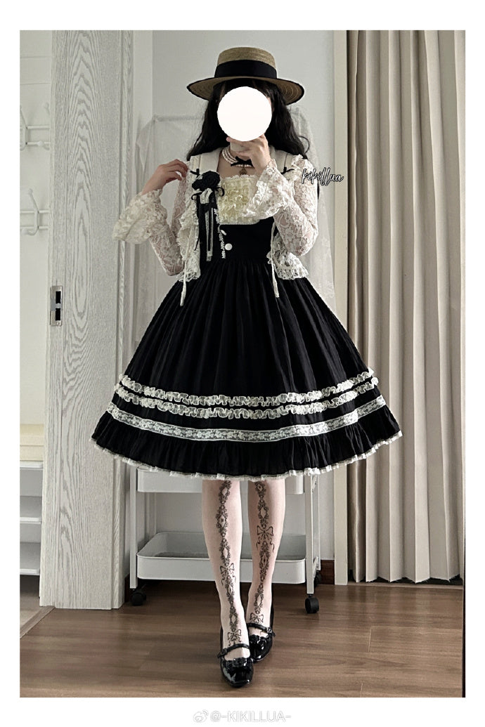 Bedford Afternoon Tea Frill Jumper Skirt