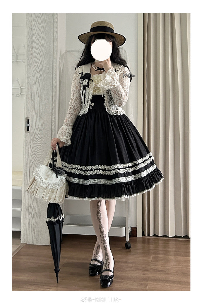 Bedford Afternoon Tea Frill Jumper Skirt