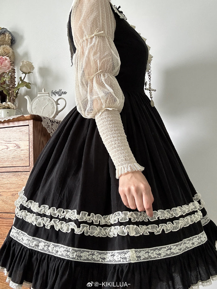 Bedford Afternoon Tea Frill Jumper Skirt